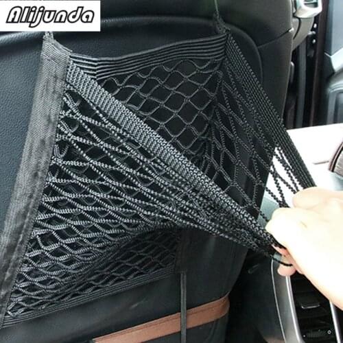 Durable elastic car seat storage bag mesh bag for Nissan Teana X-Trail Qashqai Livina Sylphy Tiida Sunny March Murano Geniss