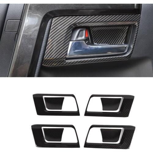 Car Inner Door Bowl Decoration Stickers for Toyota 4 Runner 2010-2020 Car Interior Accessories ABS Red Car Styling