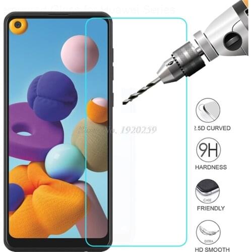 Tempered Glass For Samsung Galaxy A21 Glass Screen Protector Explosion-Proof Galaxy A21 SM-A215U Phone Screen Protective Glass