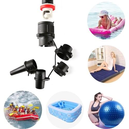 1 PCS Inflatable Boat Pump Adaptor Leak-proof Multifunctional Air Pump Air Valve Adapter For Kayak Inflatable Beds