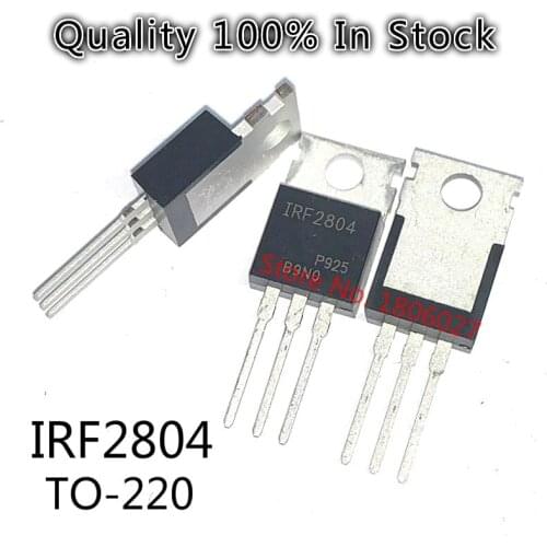 10pcs/lot IRF2804PBF IRF2804 40V 75A TO-220 New original In Stock