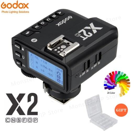 Godox X2T-C X2T-N X2T-S X2T-F X2T-O X2T-P TTL Wireless Flash Trigger for Canon Nikon Sony Camera Bluetooth Connection HSS