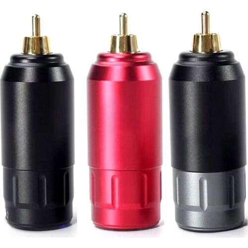 Wireless Mini Tattoo Power Supply 1200mAh Rechargeable RCA Connection Portable Professional Tattoo Pen Equipment Machine