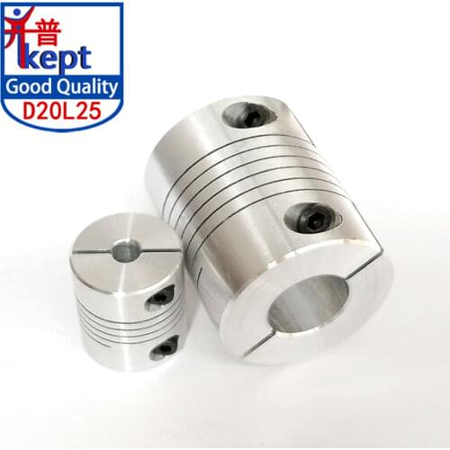 Hread flexible shaft encoder Electric machinery Guide Sliding table parts Tight-type shaft coupling20x25mm wholesale