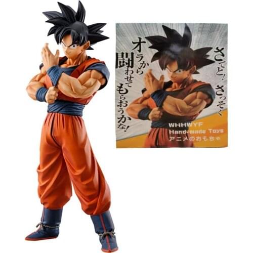 23cm Dragon Ball Z Goku Anime Figurine Super Saiyan Son Goku Pvc Action Figure Collection Model Toy