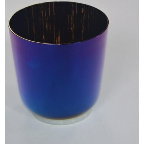 HF 9 inches C Note 432Hz Titanium Quartz Crystal Singing Bowl Customizable Colorful
