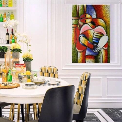 Handmade Pablo Picasso famous paintings dream girl painting figure paintings canvas Modernism Cubism Wall Art Decorative