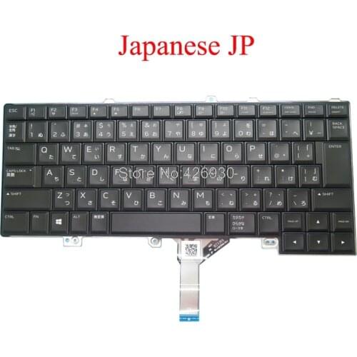 Laptop JP Keyboard For DELL For Alienware 15 R3 P69F PK1326S1C45 NSK-ED1BC 0J 0J4CD7 J4CD7 Japanese black with backlit new