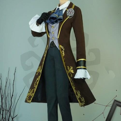 Game Identity V Butler Photographer Joseph Desaulniers Cosplay Costume Anime Fany Suit Halloween Carnival Uniforms Custom Made