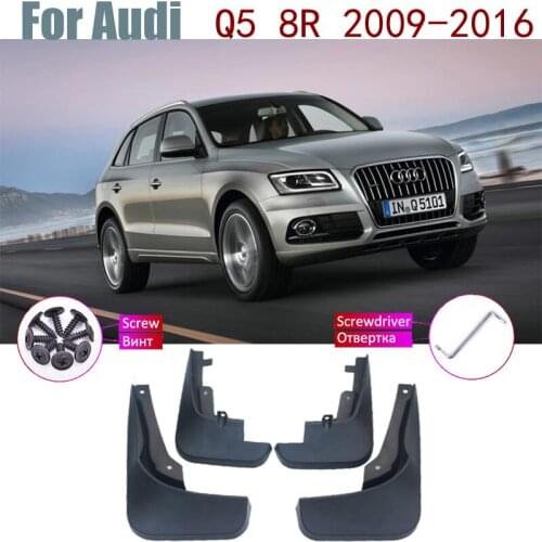 Flap Car over Fender Mud Guard Splash Flaps Mudguard Accessories Mudflap For Audi Q5 8R 2009 2010 2011 2012 2013 2014 2015 2016