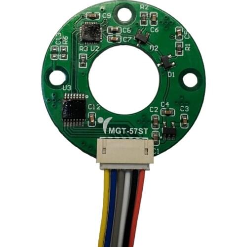 Magnetic Encoder Mgt-57st for Large Aperture 1000 Line Hollow Shaft Stepping Steel Tube Motor with Differential Output