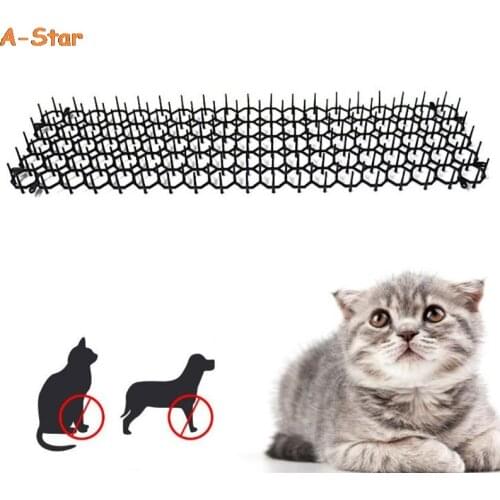Garden Prickle Strip Dig Stop Cat Repellent Deterrent Mat Spike Portable Anti-Cat Dog Outdoor Garden Supplies