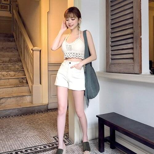 Sexy Bikini 2021 New Beachwear Crochet Hollow Bikini Bandage Corset Lace Camisole Summer Beach Bikini Set