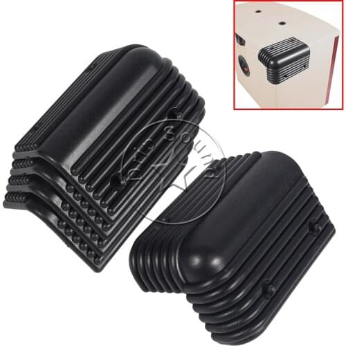 4pcs Thickened Plastic Corner Protector Safe Decoration Right Angle Protection Cover for Loudspeaker Box Amplifier 79x46mm
