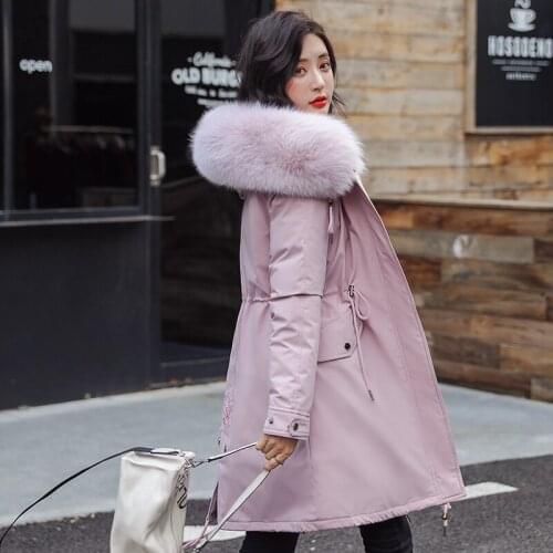 Winter Jacket Women Long Coat Warm Velvet Thicken Faux Fur Coats Parka Female Solid Big Pocket Jacket Outwear parkas mujer Fad