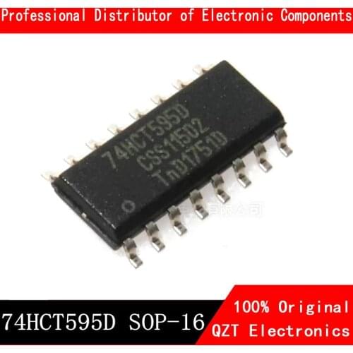 10pcs/lot 74HCT595D SOP-16 74HCT595 SOP SN74HCT595DR SOP16 new original In Stock