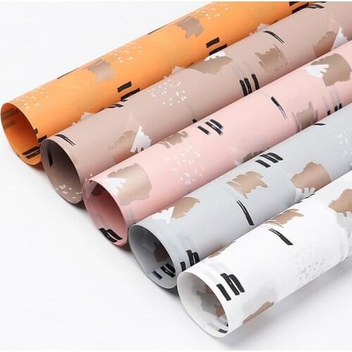 10PCS/lot Creative Graffiti Waterproof Flowers Gift Packaing Paper