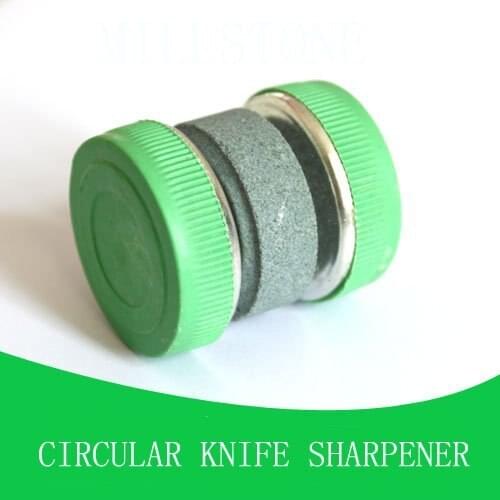 10PC/ LOT Knife sharpener kitchen accessories Originality Circular kitchen Millstone size 4.5*3.5cm Wholesale and retail