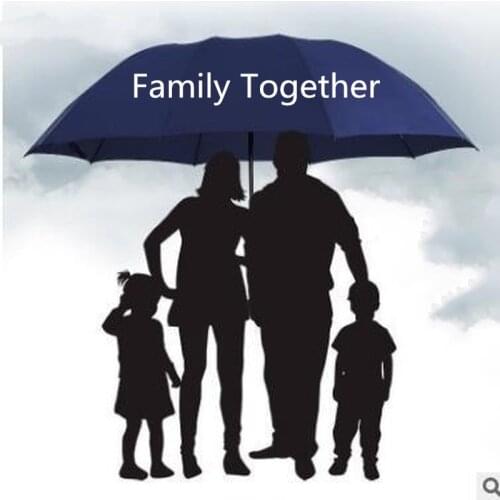 152CM Top-quality Umbrella Men Rain Woman Windproof Large Paraguas Women Sun 3 floding Big Family Umbrella Outdoor Parapluie