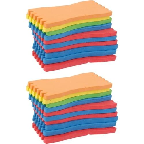 20 pcs Fishing Foam Winders Hook Winding Lure Line Rig Storage Tackle Tool Fishing Line Boards 1.8 x 4.6 x 0.6cm