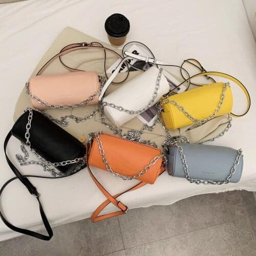 2021 Spring and Summer New Womens Bag Fashion Simple Chain Bag Shoulder Diagonal Bag Portable Handbags Satchels