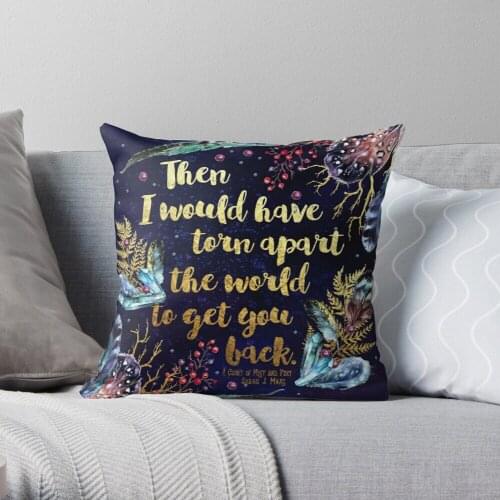 ACOMAF - Torn Apart The World Throw Pillow Cushion Cover Polyester Throw Pillows Case On Sofa Home Living Room Car Seat Decor