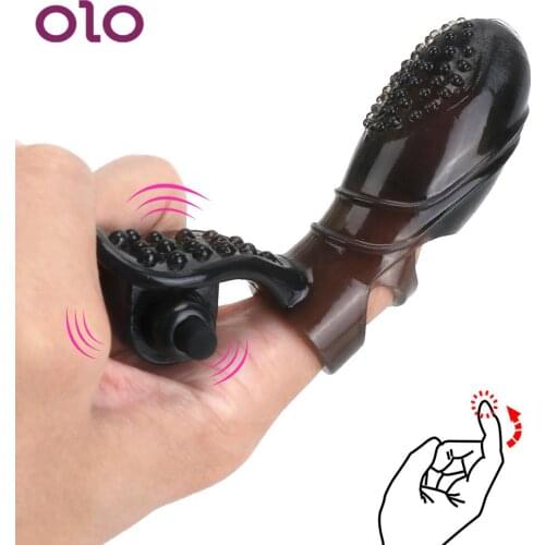 OLO Mini Finger Vibrator G-spot Vibrating Massager Clitoris Stimulator Vagina Stimulation Sex Products Adult Sex Toys for Women