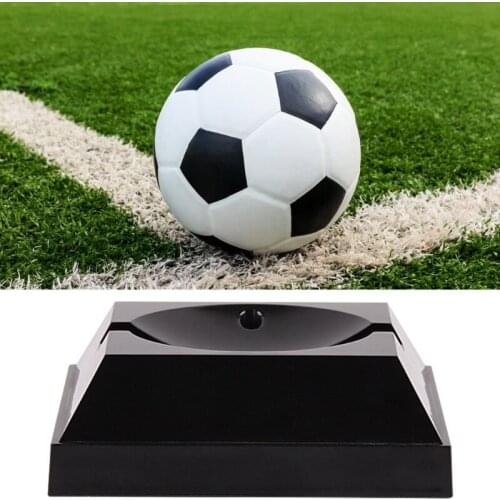 ABS Ball Toy Support Base Stand Display Holder Rack For Soccer Volleyball Basketball Football Rugby Ball Black Color