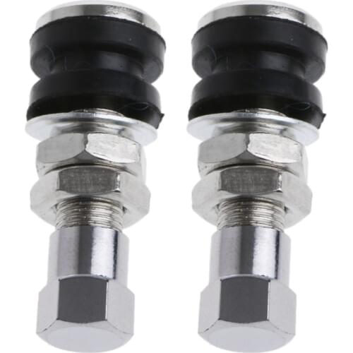 1 Pair Tire Wheel Valve Tubeless No Tube Stem Motorcycle Car Bike ATV Bicycle
