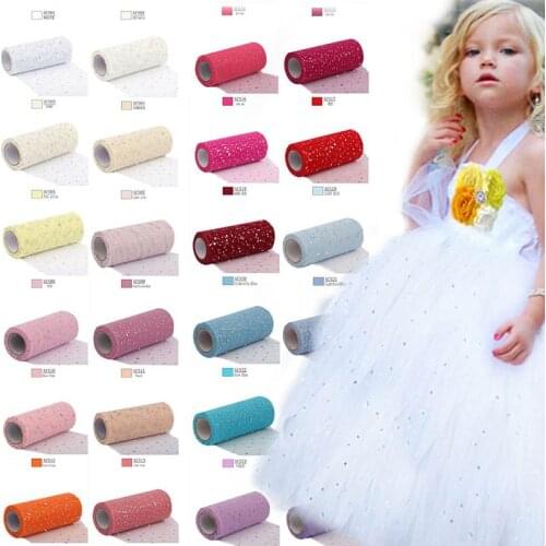 1Roll Organza DIY Handmade Glitter for Decor Polyester Net Gauze Bowknot Headwear Gifts Wrapping