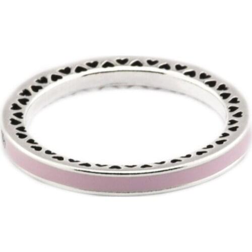 100% 925 Sterling Silver Jewelry Radiant Hearts of Ring for Women Part Gift Rings free shipping R100B