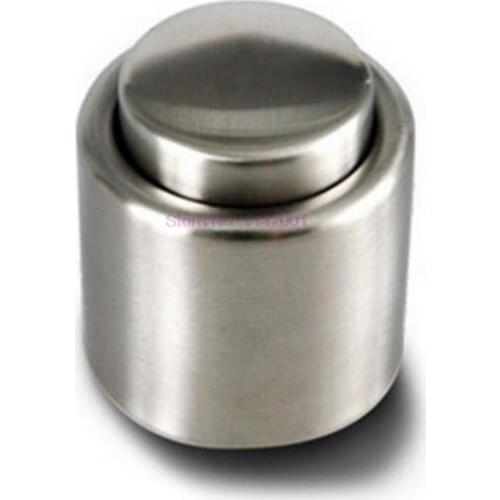 100pcs Stainless Steel Wine Bottle Stopper Vacuum Red Wine Cap Sealer Fresh Keeper Bar Tools Bottle Cover Kitchen Accessories