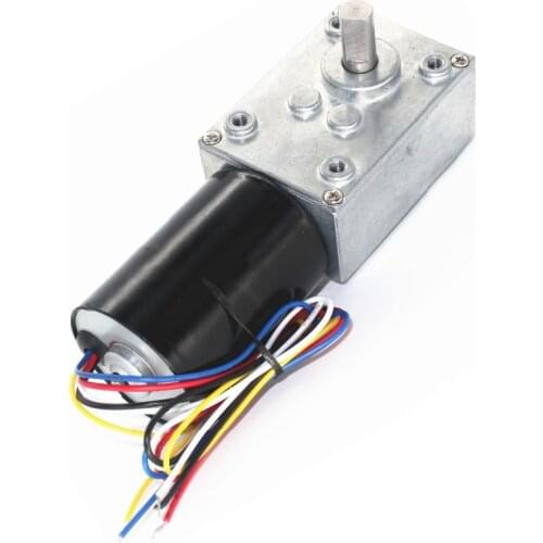 12V/24V DC brushless worm gear motor brushless motor self-locking brake motor, High Torque