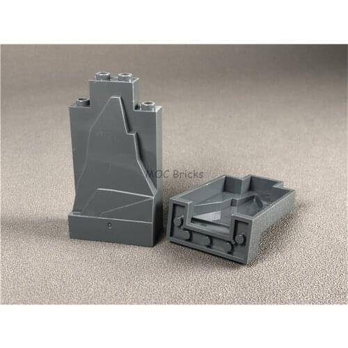 20pcs/lot MOC Bricks Rock Panel 2 x 4 x 6 Wall Iceberg Mountain Fit with 47847 Building Block Kids Toys Gifts