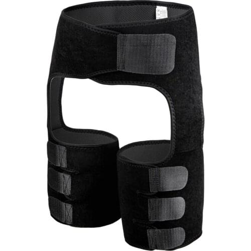 3 in 1 Slimming Leg Shaper Thigh Trimmers Waist Slender Shaping Legs Belt Heating Fat Burning Wraps Thermo Compress Shapers Belt