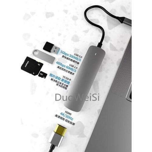 5 in 1 USB-C hub Multi-function hub type-c docking station converter 5 in 1 docking station USB3.0 HDMI