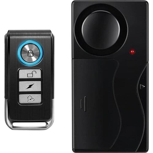 Wireless Waterproof Remote Control Bike Motorcycle Electric Car Vehicle Security Anti Lost Remind Vibration Warning Alarm Sensor