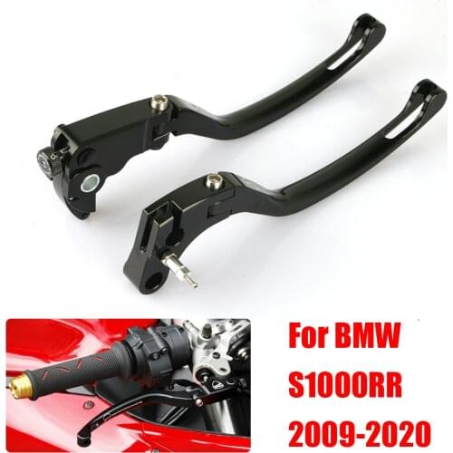 For BMW S1000RR S 1000 RR Motorcycle Adjustable Clutch Brake Lever CNC Aluminum Brake Clutch Handle Grip Handlebar 2009-2020