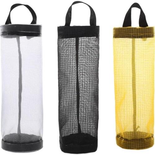Home Grocery Bag Holder Wall Hanging Storage Bag Kitchen Organizer Hanging Garbage Bag Home Organization and Storage