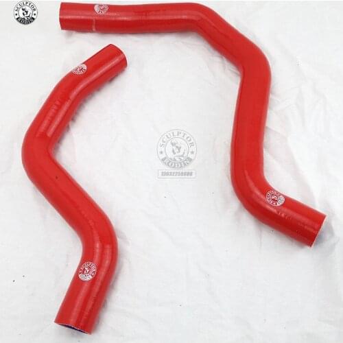 Silicone Radiator Hose Kit For MITSUBISHI LANCER Evolution EVO 7-9 CT9A 4G63 (2PCS) red/blue/black
