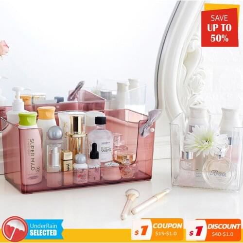 Cosmetic office box, lipstick, skin care product, acrylic shelf, plastic dressing Home table, facial mask, finishing box. nichos