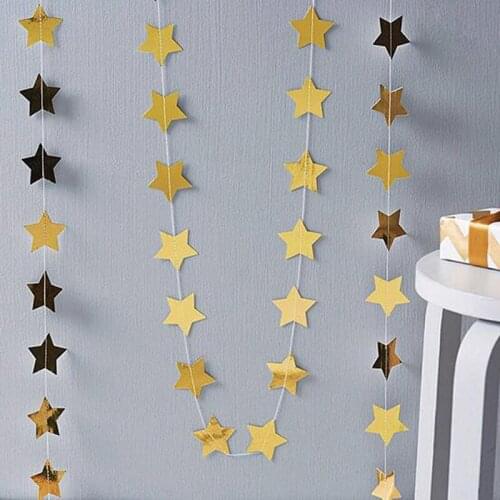 Creative Paper Star Hanging Birthday Wedding Party Background Decorations Hot Sale Home Decoration Supplies