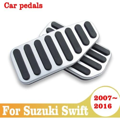For Suzuki Swift 2007-2016 Automobile accelerator pedal cover set pad Non-slip design Car styling parts