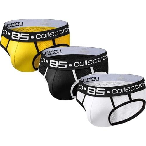New Sale 2021 85bs Mens Underwear Cotton Sexy Low Waist Color Matching Sexy Boxers Mens Bs70