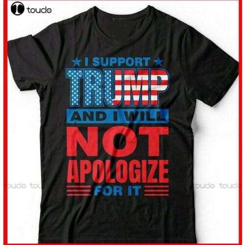 New I Support Trump Donald Trump 2024 Shirt Men Women Maga Pro Trump T Shirt Workout Shirts Cotton Tee S-5Xl Unisex