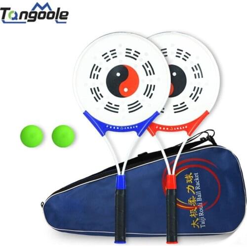 New Tai Chi Soft Ball Carbon Fiber Racket Light Weight For Professional Competition Perform Aged GYM Chinese Style