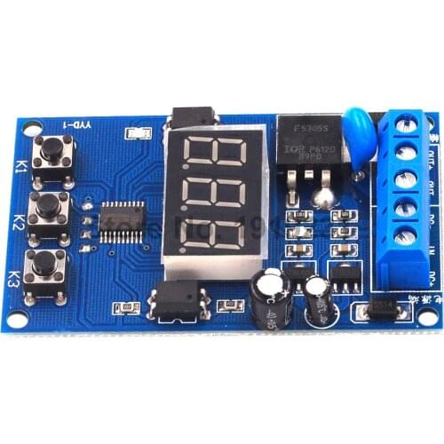 MOS Tube Control Board Instead of Relay Module 12 24V Trigger Cycle Timing Delay Switch