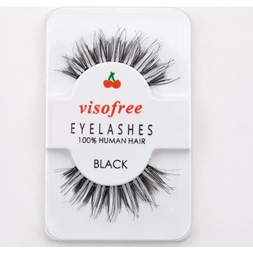 Visofree Lashes 100% Human Hair Lashes High Quaility Lashes Natural Appearance Fantastic Effect Makeup Tools&Artists V13