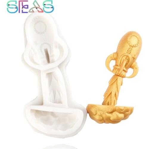 Creativity Baking Tray Silicone Mold Interplanetary Rocket Pastry Tools Accessories Kitchen Tools Accessories