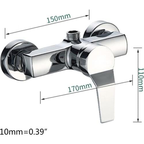 Bathtub Hot and Cold Mixing Water Faucet Sink Spray Double Shower Head Deck Taps P15D